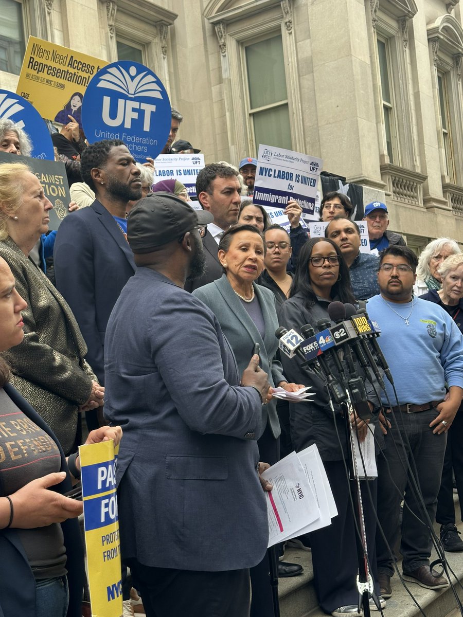 JFREJNYC's tweet image. “If you are not willing to protect our students from federal overreach, what are you doing in office?” 
- @NydiaVelazquez calls for ALL elected officials to take action to #FreeDylan and protect New Yorkers from ICE.