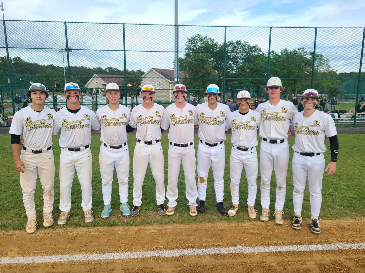 DonohueJr's tweet photo. Congratulations @SRRamsBaseball Seniors. Thank you for all you have done for Southern. #609 #DCC 
#RamPride🐏⚾️🏆🖤💛🇺🇲 https://t.co/jF9hia6jYG