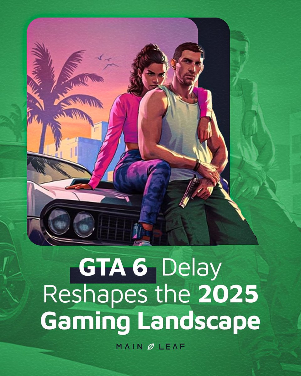 Rockstar Games has officially postponed Grand Theft Auto VI to May 2026. According to reports from IGN, this move is already reshaping the gaming industry’s 2025 release calendar.
(Source: IGN)
#GTA6 #GamingIndustry