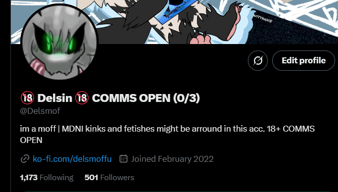 Delsmof's tweet photo. tysm for the support on 500 followers, now yall get a good ol' raffle for it :3

a full ass drawin (like the ones on the images) of whatever you like!
comment ur sona under this post, like and retweet to participate :3 https://t.co/UwyJvCLVp6