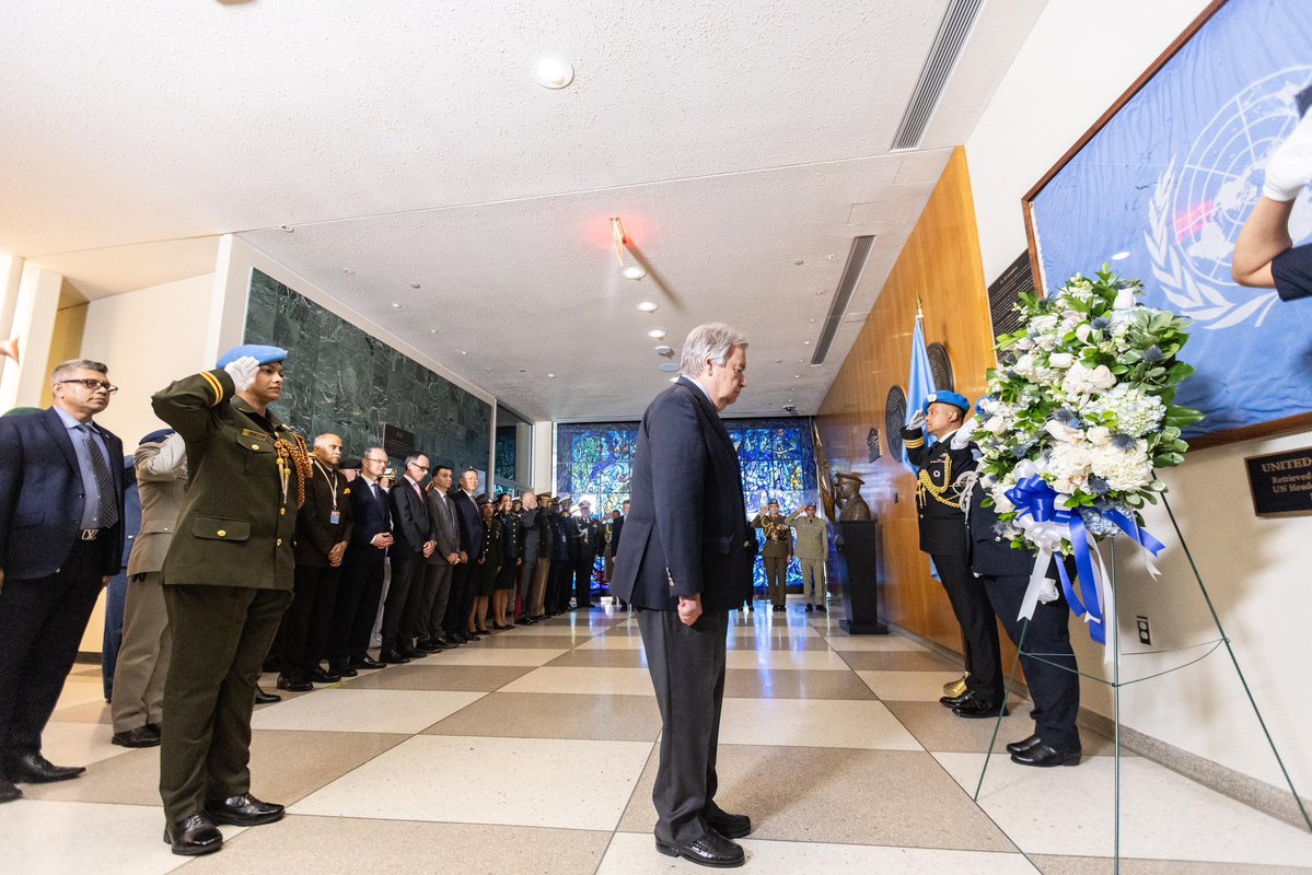 India at UN, NY (@indiaunnewyork) on Twitter photo #IndiaAtUN
Remembering the fallen Peacekeepers.
<a href="/IndiaUNNewYork/">India at UN, NY</a> and <a href="/AustriaUN/">Austria UN</a> organized a solemn event on the International Day of Peacekeepers remembering the sacrifices of fallen Peacekeepers at <a href="/UN/">United Nations</a> Headquarters.
The departed peacekeepers remind us of the sacrifices made #IndiaAtUN
Remembering the fallen Peacekeepers.
<a href="/IndiaUNNewYork/">India at UN, NY</a> and <a href="/AustriaUN/">Austria UN</a> organized a solemn event on the International Day of Peacekeepers remembering the sacrifices of fallen Peacekeepers at <a href="/UN/">United Nations</a> Headquarters.
The departed peacekeepers remind us of the sacrifices made