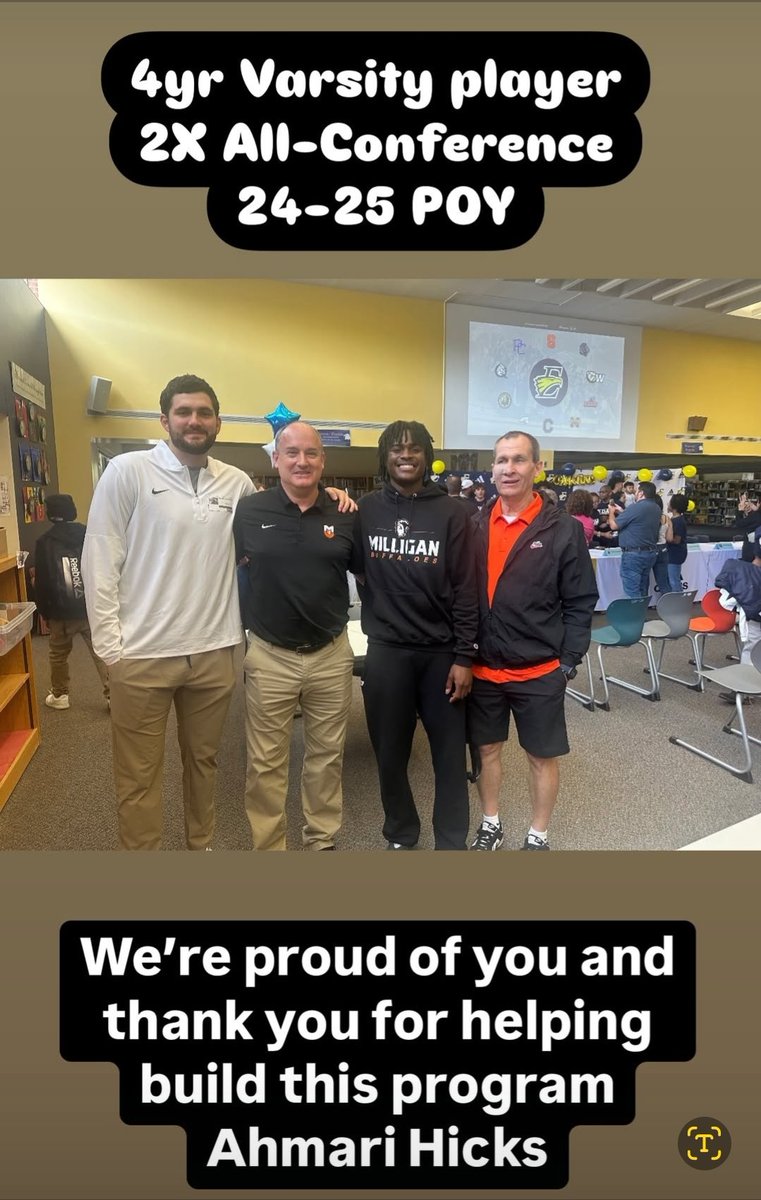 EMHSMBball's tweet image. Congrats @ahickss_. Wish you well in your next chapter at Milligan University.
