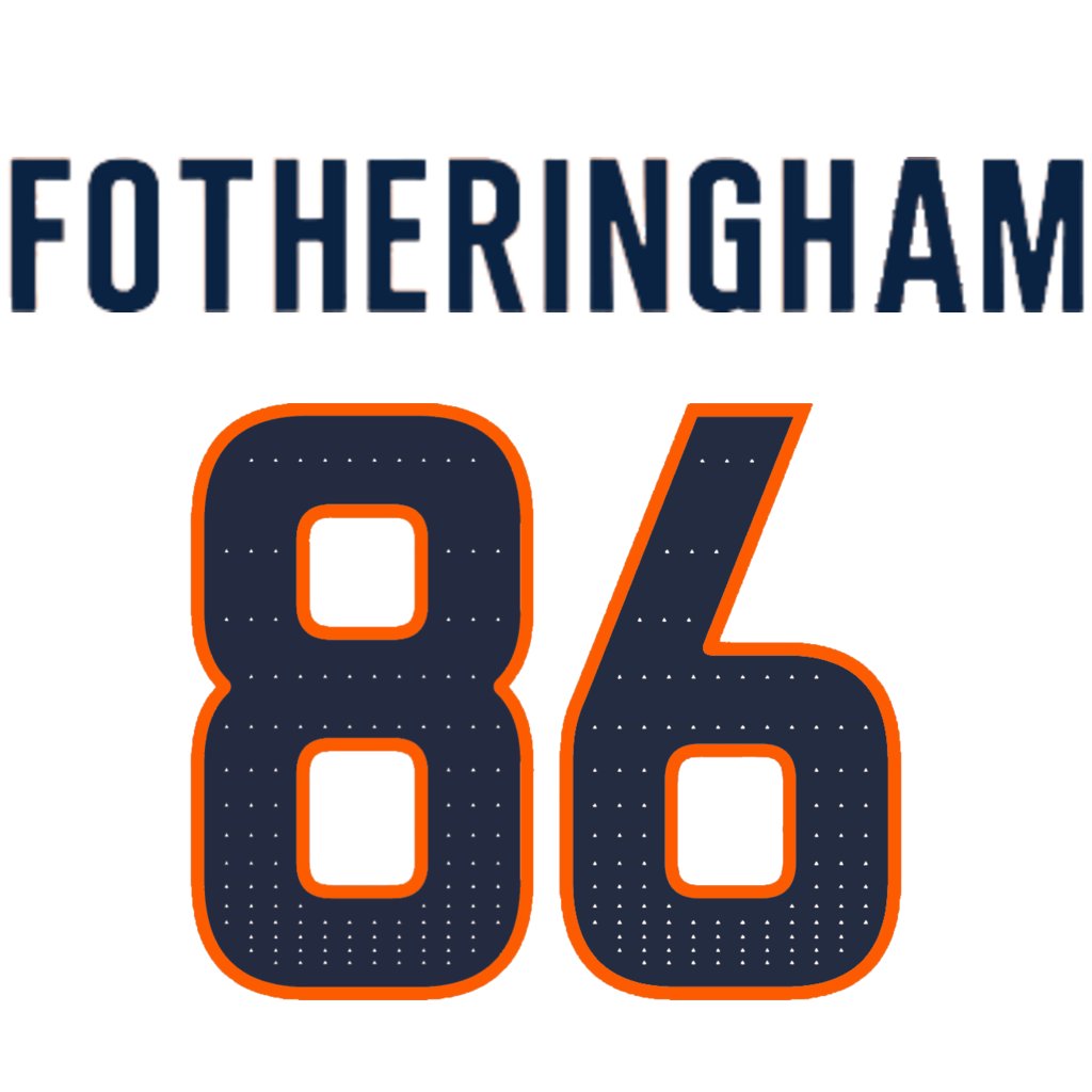 Denver Broncos TE Cole Fotheringham (@padrejamon) is wearing