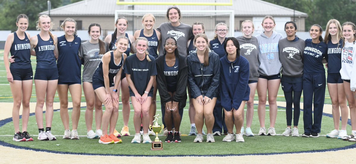 Tanner Cook (@tcook06061994) on Twitter photo 🏃♀️🏃♂️🏆: Clean sweep for <a href="/AbingdonXCTrack/">Abingdon XC/T&F</a> this afternoon at the Region 3D outdoor championships! Girls scored 150 points and boys got 106 and both won by double digits!
Clean sweep for the Falcons this academic year, winning G/B XC/In/Out for the first time in program history! 🏃♀️🏃♂️🏆: Clean sweep for <a href="/AbingdonXCTrack/">Abingdon XC/T&F</a> this afternoon at the Region 3D outdoor championships! Girls scored 150 points and boys got 106 and both won by double digits!
Clean sweep for the Falcons this academic year, winning G/B XC/In/Out for the first time in program history!
