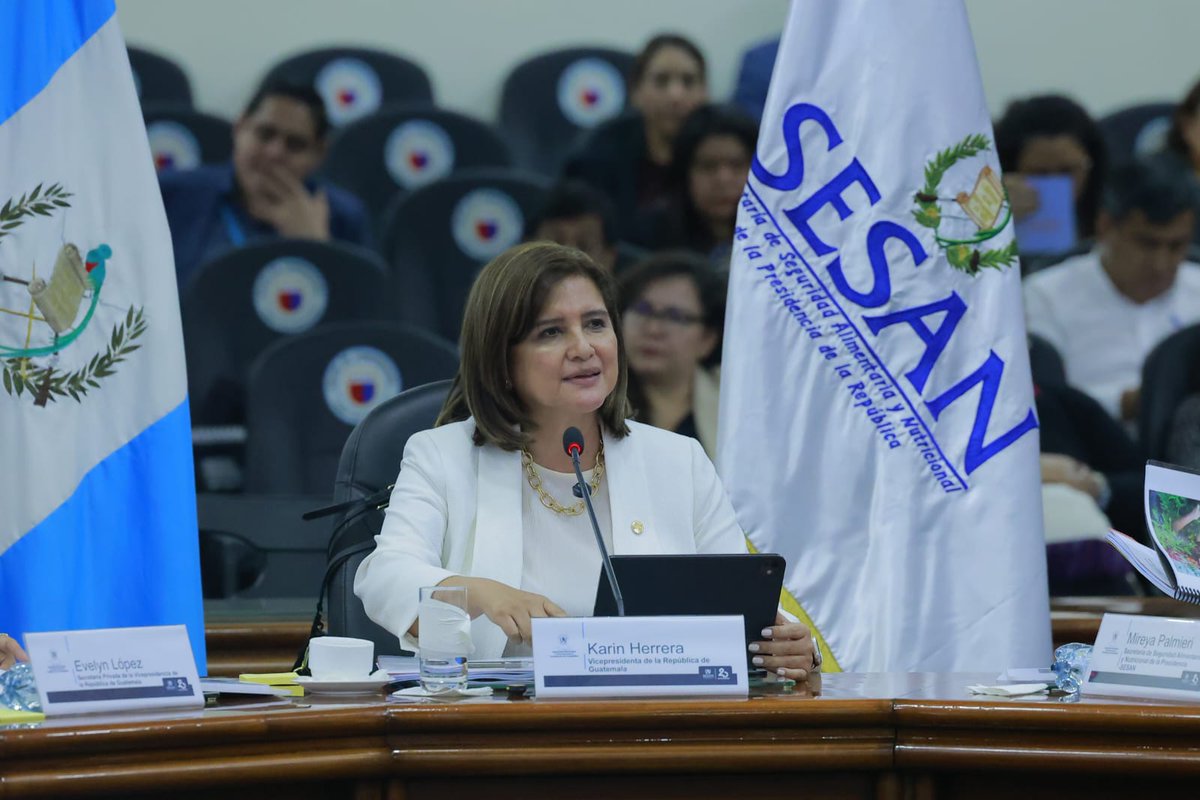 RadioTGWTV's tweet photo. #BrevesTGW | Durante la cuarta reunión extraordinaria del #CONASAN, presidida por la vicepresidenta Karin Herrera, se presentaron avances en la implementación de protocolos para atender la desnutrición aguda y el hambre estacional en zonas vulnerables.+ https://t.co/LHO4zinRCP