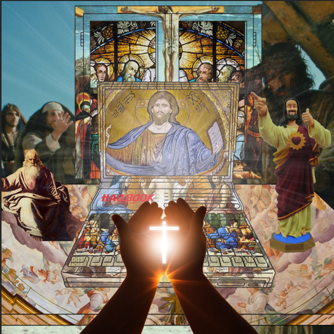 mammothexe's tweet photo. @ChildofETH a HaqBook even Jesus would love Amen ✝️⛪️👼 https://t.co/8HMESuMZNc