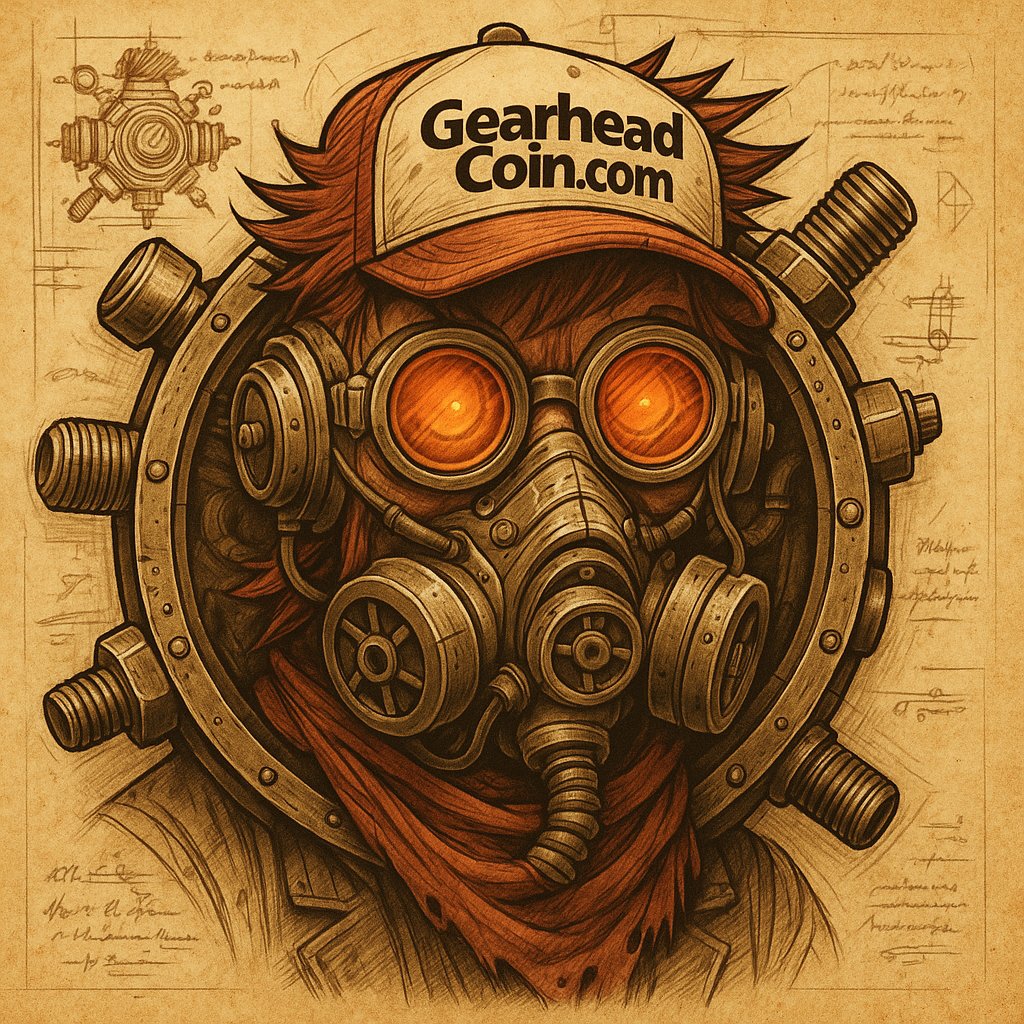 GearheadCoin's tweet photo. 📜 WANTED: GEARHEAD DISCIPLES 🛠️💀
Last seen: welding memes to the blockchain.
Known to inhale $GHC and vanish into utility-fueled madness.
⚠️ Approaches life with goggles, grease, and zero gas fees.
⚠️ May recruit you with the phrase:
 “Join the cult of combustion.”
Report sightings at 👉 https://t.co/UZXqJ8XYF7

#GearHeadCoin #CryptoCult #PlayToEarn #Crypto #CryptoGaming @P2E_Space
