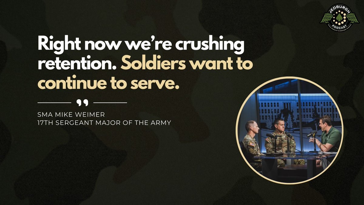 The <a href="/USArmy/">U.S. Army</a> Blue Book is making a major comeback.

Sergeant Major of the Army Mike Weimer shares how the Army’s foundational standard is seeing a surge in downloads with over 373,000 soldiers engaging with what it means to serve with discipline and integrity.

Episode 166: