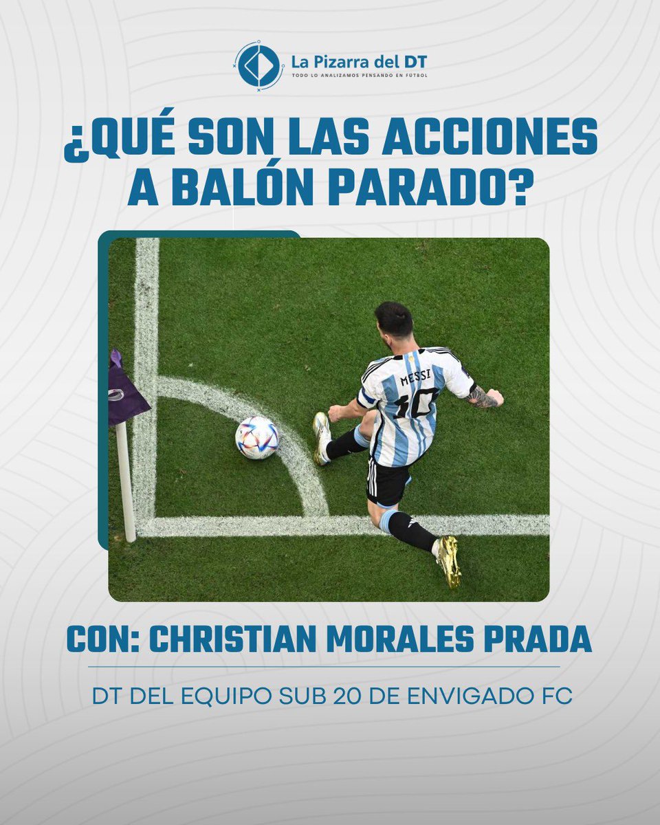 ¡WEBINAR GRATIS!

📌 ¿Qué son las acciones a balón parado?

Son momentos en el juego donde el balón está detenido. 

Estas pausas interrumpen el ritmo dinámico del partido y requieren preparación táctica especial para aprovechar o neutralizar la oportunidad.