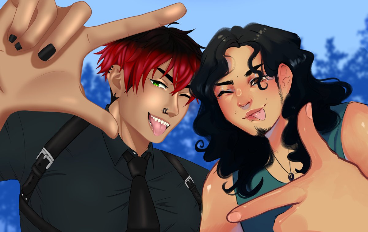 UIlustration's tweet image. Aqui una collab que realizamos yo y @ChrysRelax  con nuestros OC Jac y Caín
Hace demasiado tiempo que no dibujo y termino una ilustración, pero aquí esta! 🤗
y mas collab... si quiere obvio 👉👈 jaja
.
#collab #collaboration #ilustración #ilustration #ocs #originalcharacters