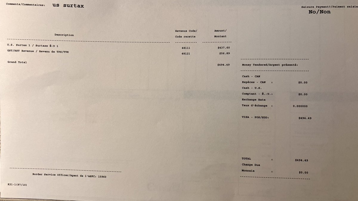 Jon Flynn ๐ ๐ซโต๏ธ๐๐๐ฅฉ๐พ (@jonflynnrestats) on Twitter photo Since a U.S. court ruled the tariffs are unlawful and unjustified wouldnโt that mean Canadaโs tariffs are also unlawful and unjustified?
In that case <a href="/MarkJCarney/">Mark Carney</a> when and how do I get my refund? Since a U.S. court ruled the tariffs are unlawful and unjustified wouldnโt that mean Canadaโs tariffs are also unlawful and unjustified?
In that case <a href="/MarkJCarney/">Mark Carney</a> when and how do I get my refund?