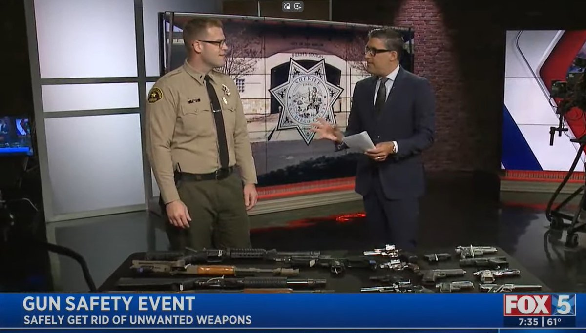 #KeepingYouSafe The next <a href="/SDSheriff/">San Diego Sheriff</a> Gun Safety Event is this Saturday, May 31 at the San Marcos Sheriff's Station in <a href="/sanmarcoscity/">City of San Marcos, California</a>.  

Watch @SDSOSanMarcos Lieutenant Dan Wilson talk to <a href="/fox5sandiego/">FOX 5 San Diego</a> <a href="/RaoulMartinezTV/">Raoul Martinez</a> about why events like these help keep our communities safe: