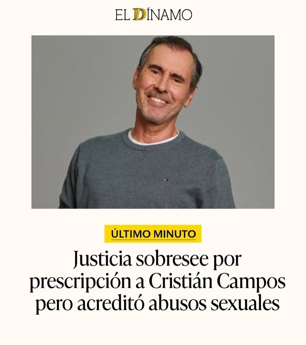 Nunca quise denunciar. Como sobreviviente de ASI, sentía que no era para mí. Pero hoy, al ver que la justicia reconoce el abuso aunque no castigue, me pregunté: ¿y si yo…?
Sigo sin querer. Pero me emociona pensar en quienes hoy, por fin, se hacen esa pregunta.
#CristianCampos