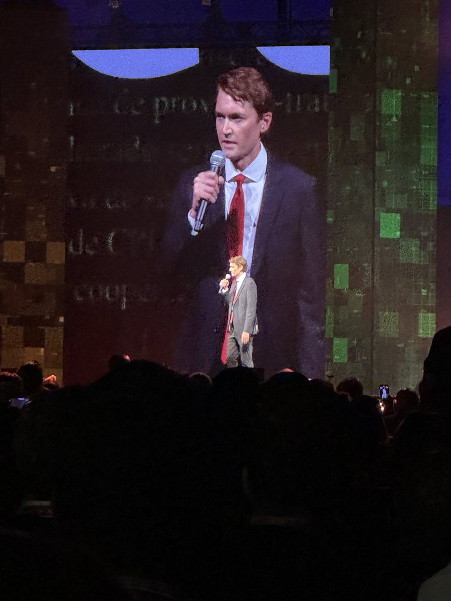 Ross Ulbricht takes the stage at Bitcoin 2025