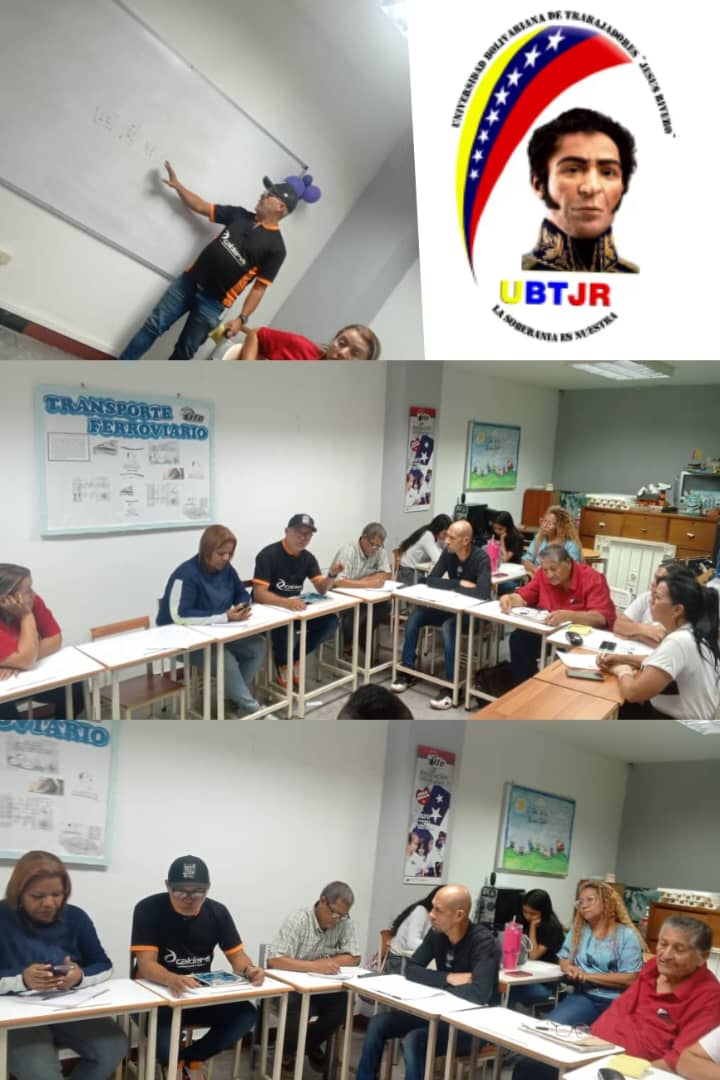 ElPatriotaCRP's tweet photo. @UBTJR_NACIONAL
La clase trabajadora del instituto ferroviario del estado Lara se organiza en universidad para asumir la Autoformación como estrategia para el estudio de la cadena productiva Ferrea.
#UBTJR
#ACICP @gatojulioce @MinTrabajoVE @Mincyt_VE @MPPEDUCACION https://t.co/wdbw02qUwu