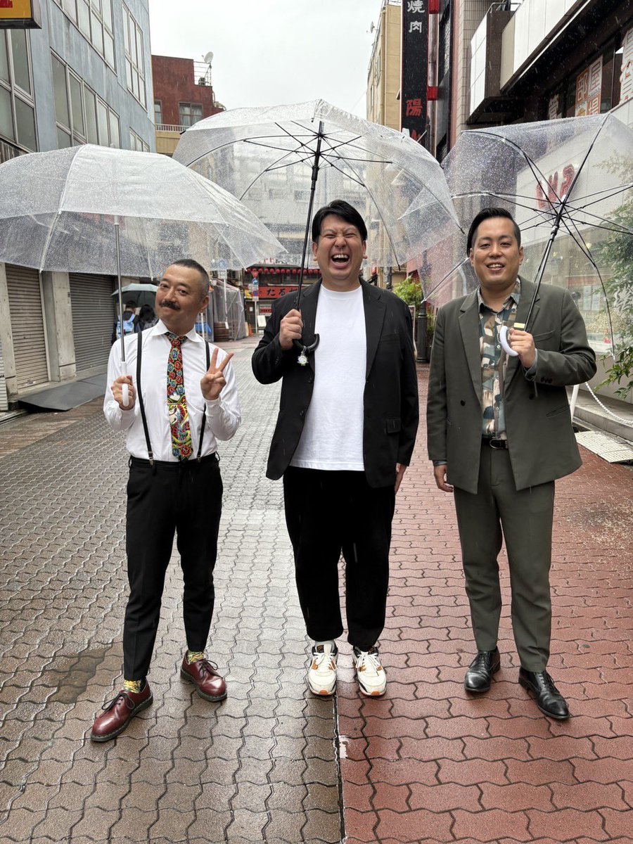 上野8:30集合、不思議な3人でお仕事です。