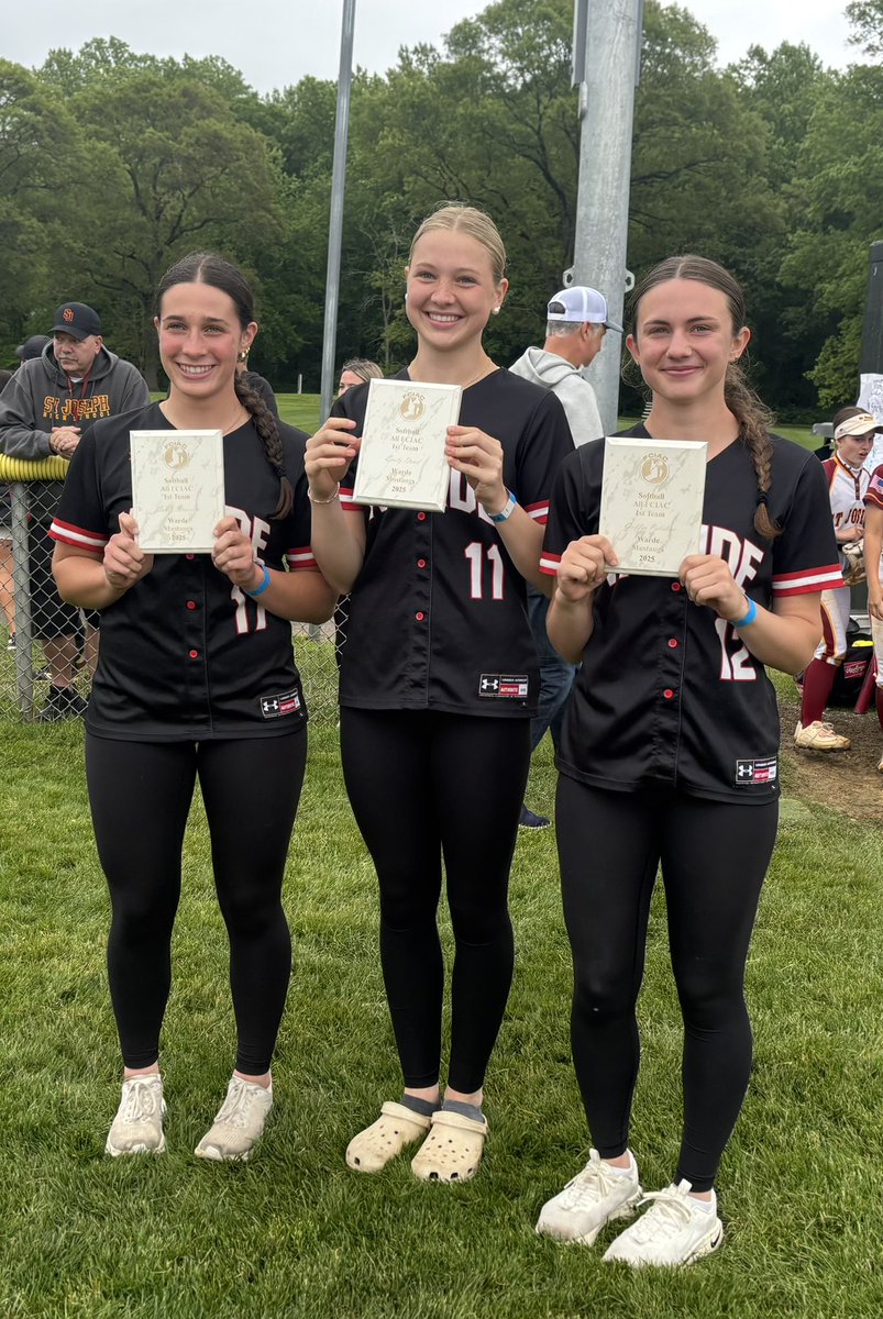 Fairfield Warde Softball (@wardesoftball) on Twitter photo Congratulations to our 1st team all FCIAC recipients for 2025:
Griffin Paladino-Senior Catcher 
Emily Dowd-Senior Pitcher 
Sadey Strauser-Sophomore SS Congratulations to our 1st team all FCIAC recipients for 2025:
Griffin Paladino-Senior Catcher 
Emily Dowd-Senior Pitcher 
Sadey Strauser-Sophomore SS
