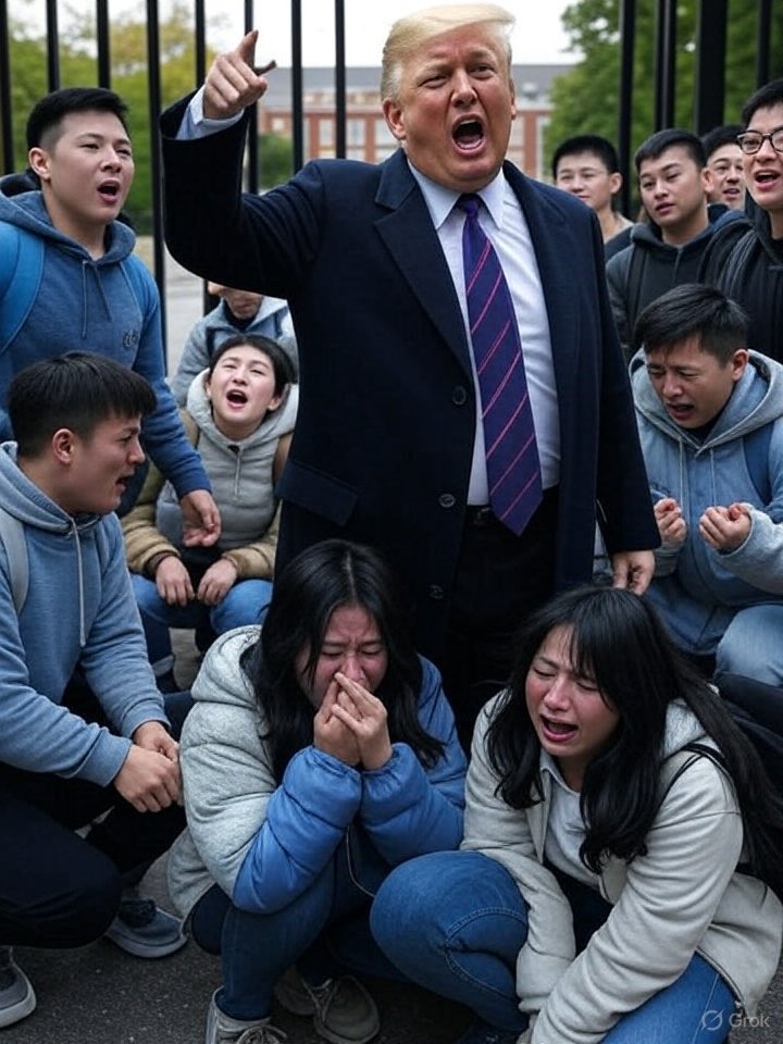nickdivety's tweet photo. @zhao_dashuai Trump kicking out Chinese students from USA 🇺🇸 https://t.co/j4CVqvHI9p
