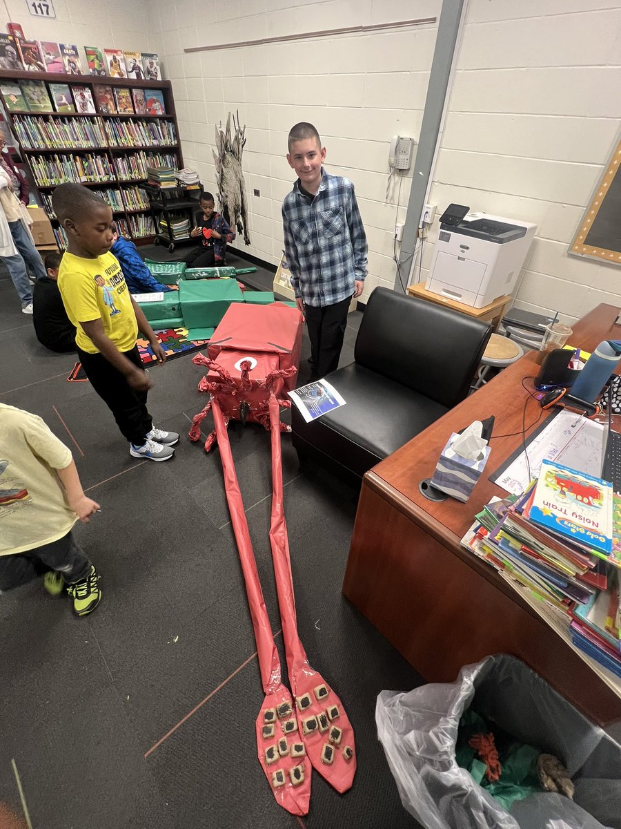 To finish our module, students created a volume zoo where they had to calculate the volume and area of their animal! So proud of their hard work. 🐻🐼🐨🐷🐮 #BeEvergreen