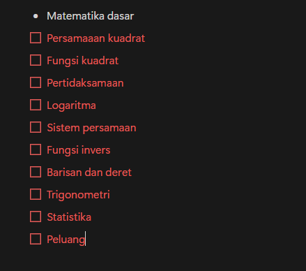 umamstudyy's tweet photo. [SM ITB TIPS 2]
materi prioritas SM ITB yang aku sempat pelajari https://t.co/kQjOWsl8iQ