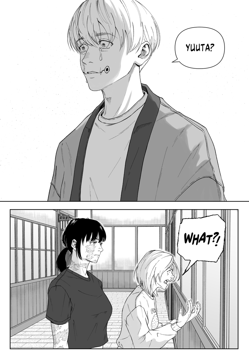 ArtMopWorks's tweet photo. Chapter 18: She said, "Don't make others suffer for your personal hatred."
CW: Blood, physical violence (he deserves it tho) #ottoge #inuokko 
1/6 https://t.co/pTyjxLofEt