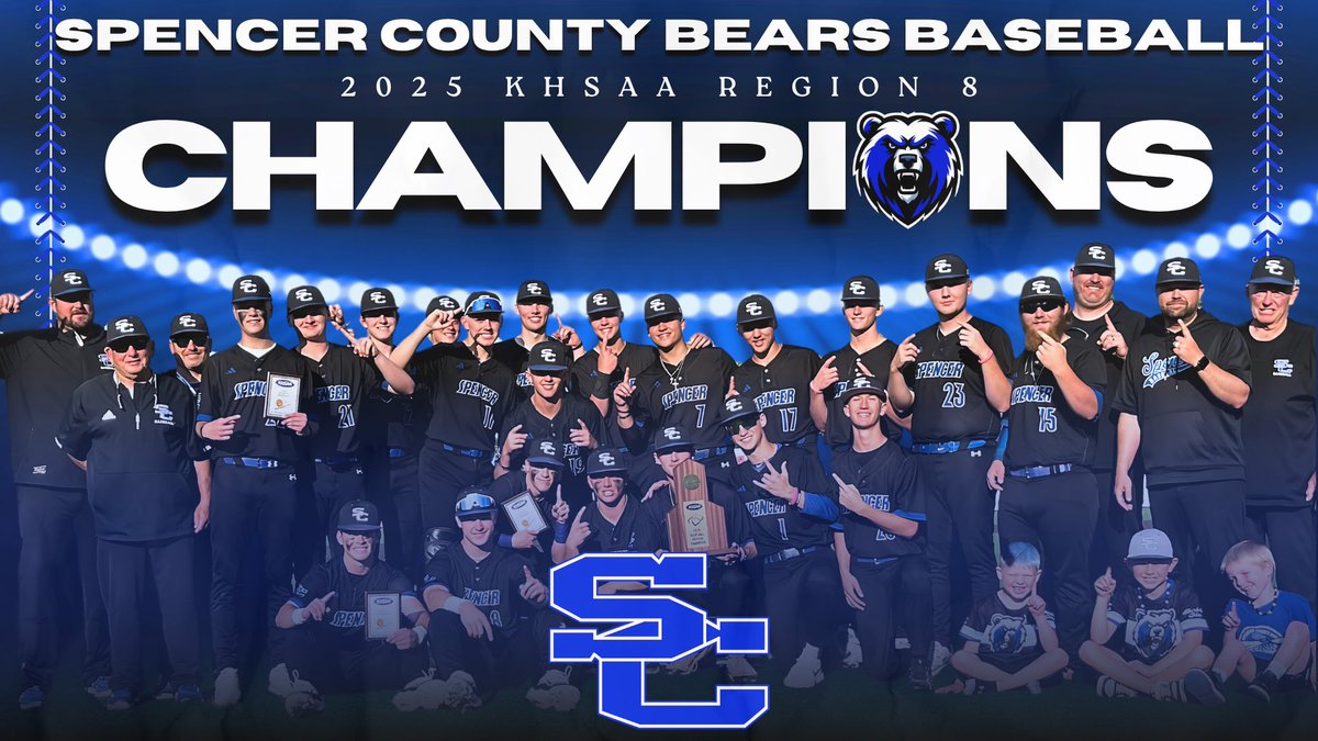 Ripple Content Creation (@ripplecca) on Twitter photo Big shoutout to <a href="/SCHSBear/">Spencer County High School</a> Bears Baseball - 2025 KHSAA Region 8 Champions! 🏆⚾️
Had the chance to design this championship graphic to help them celebrate the moment and share it proudly across social platforms.
If your team or program needs content like this - championship Big shoutout to <a href="/SCHSBear/">Spencer County High School</a> Bears Baseball - 2025 KHSAA Region 8 Champions! 🏆⚾️
Had the chance to design this championship graphic to help them celebrate the moment and share it proudly across social platforms.
If your team or program needs content like this - championship