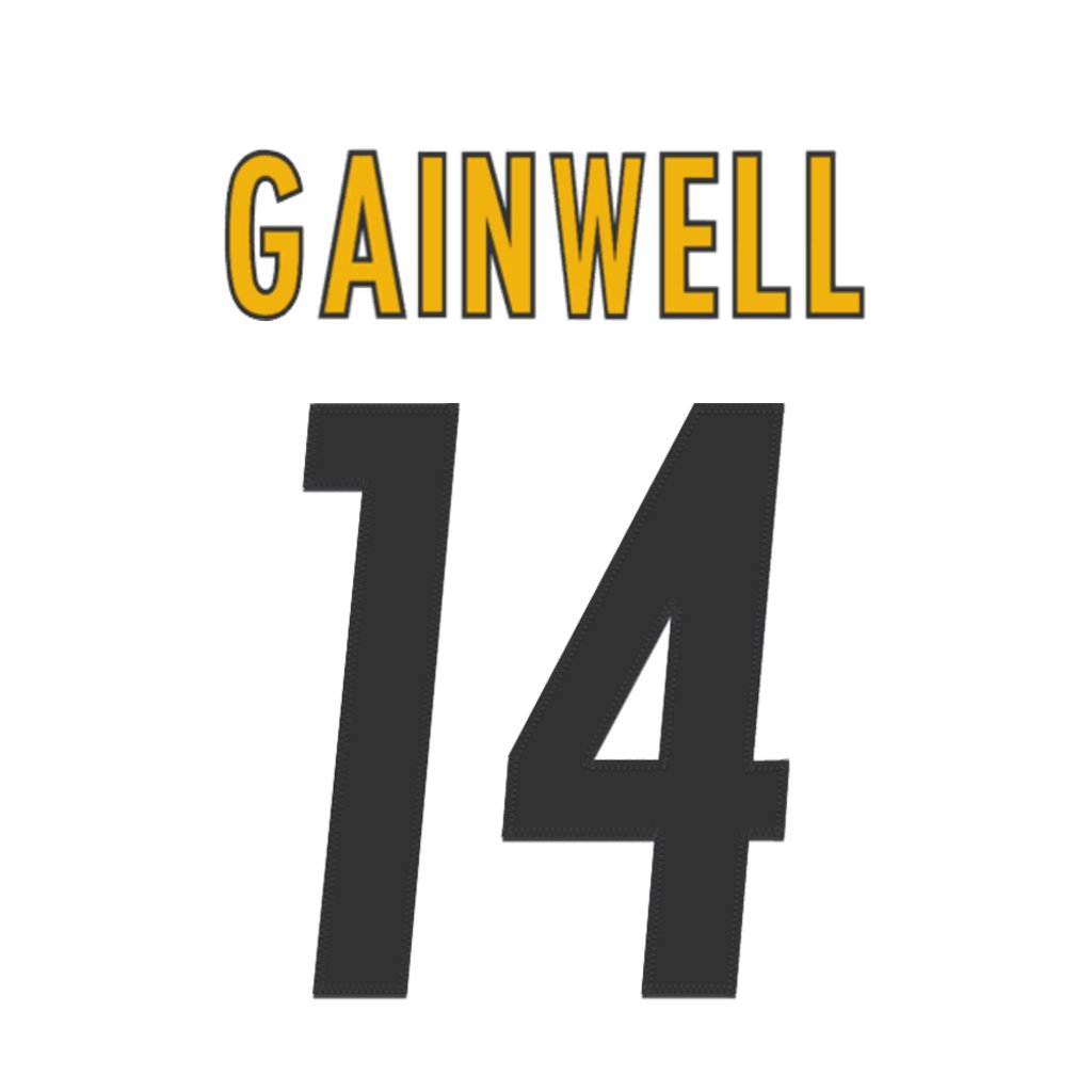NFL Jersey Numbers (@nfl_jersey_num) on Twitter photo Pittsburgh Steelers RB Kenneth Gainwell (<a href="/KENNETHGAINWEL/">Kenneth Gainwell 14</a>) is wearing number 14. Last assigned to Montana Lemonious-Craig. #HereWeGo Pittsburgh Steelers RB Kenneth Gainwell (<a href="/KENNETHGAINWEL/">Kenneth Gainwell 14</a>) is wearing number 14. Last assigned to Montana Lemonious-Craig. #HereWeGo