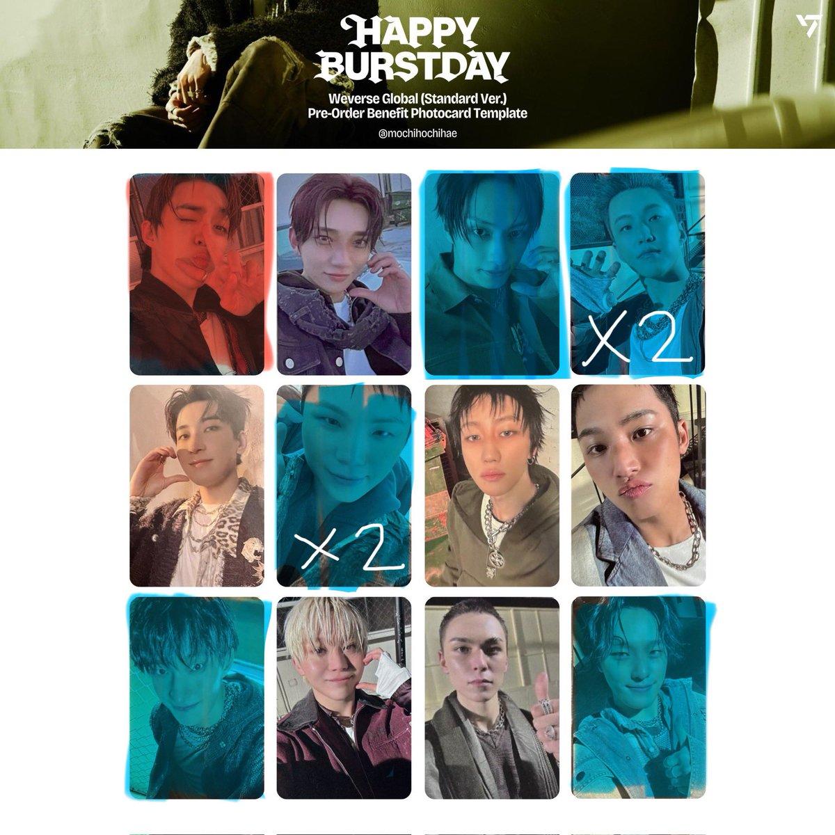 ⚡️세븐틴 정규5집 위버스 예판 특전 교환⚡️

저 - 준, 호시x2, 우지x2, 도겸, 디노
💎- 쿱스,쿱스, 에스쿱스,최승철~~!!!

open.kakao.com/o/sed3vCXg

DM이나 옵카로 연락주세요🥹🥹