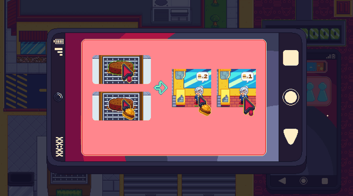 partyhardio's tweet photo. Ughhh, fine~ 😩 I guess I can teach you how to flip a burger… 💅🍔
But don’t get used to me holding your hand~ unless it’s for something spicier later 😘💋
Here’s a lil peek at the tutorial~ Are you paying attention, babe?
#DesirésBurgers #VisualNovel #IndieGame #TutorialTime #SpicyGaming