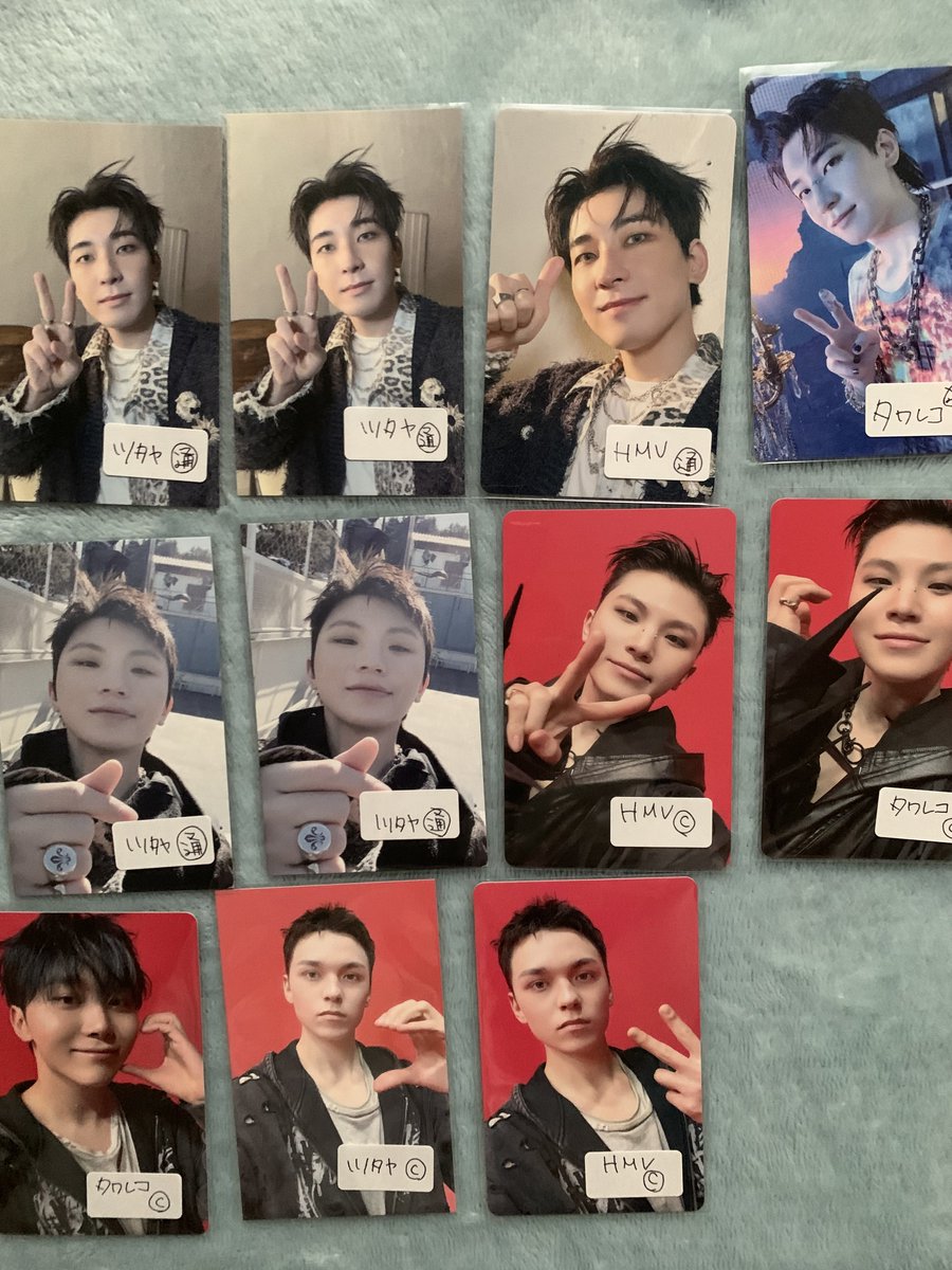SEVENTEEN セブチ ストア 販売店 特典 トレカ交換

譲：ウォヌ、ウジ、スングァン、バーノン

求：ホシ

ホシはweverse、ユニバ、TSUTAYAのDAREDEVILを求めています
新宿手渡し、郵送交換
お気軽にお声がけください