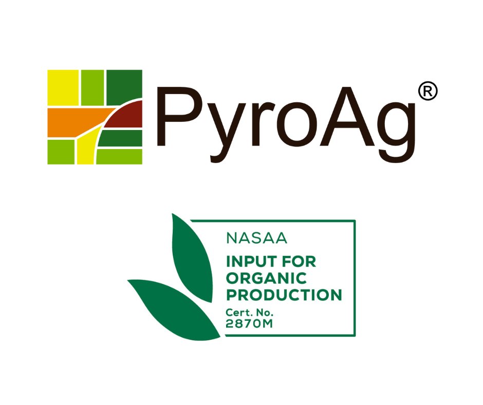 PyroAg's tweet photo. We’re proud to announce that PyroAg is now NASAA Organic Certified ✅

This certification reinforces our commitment to providing high-quality, sustainable solutions that support all growers and farming operations. 

#PyroAg #NASAAOrganic #SustainableFarming #OrganicCertification https://t.co/V3Pj9WpGDg