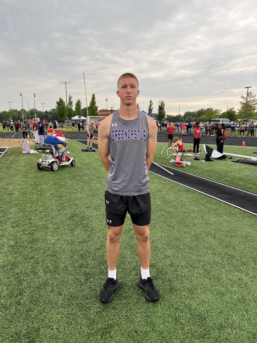Now and forever a regional qualifier, Ian Williamson, competing at the Plainfield Regional in long jump!