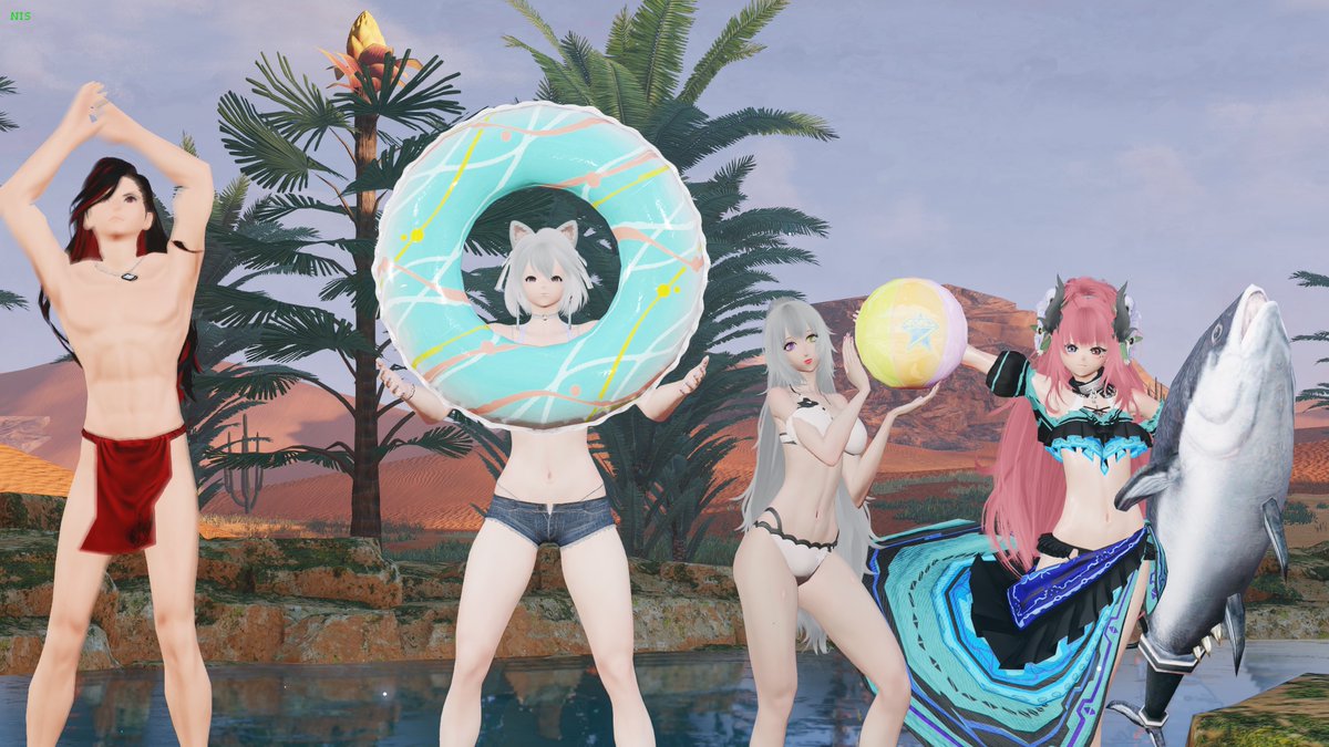 おはよーございます( ¯꒳¯ )ᐝ
夏が来るぞ！

#PSO2NGS_SS 
#メンテの日じゃないけどssを貼る 
#まだ見ぬアークスと繋がりたい 
#可愛いうちの子をとりあえず見ろ
#メンテの日なのでｓｓを貼る