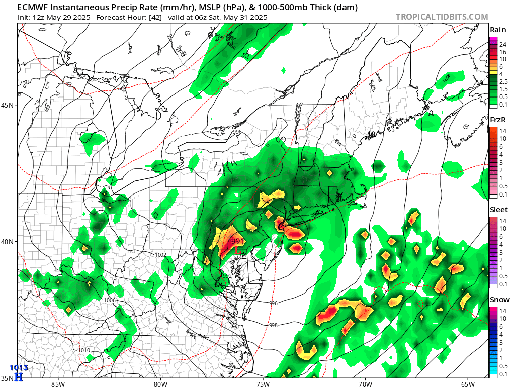 Yep, another low pressure to finish off May.
