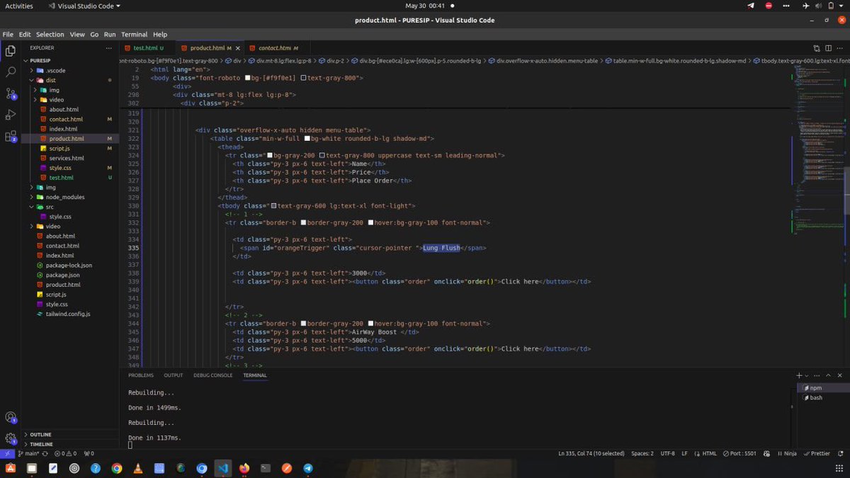 Pero4l's tweet photo. Day 69/100 of my #100DaysOfCoding.
Never settling, still pushing forward as I continue building the PureSip website. Progress over perfection! ๐ป๐น๐ฅ.
@blockfuselabs
#WebDev #100DaysOfCode #KeepBuilding #PureSip #FrontendDevelopment #StayConsistent #TREASURE # https://t.co/Qzoy6fsyUQ