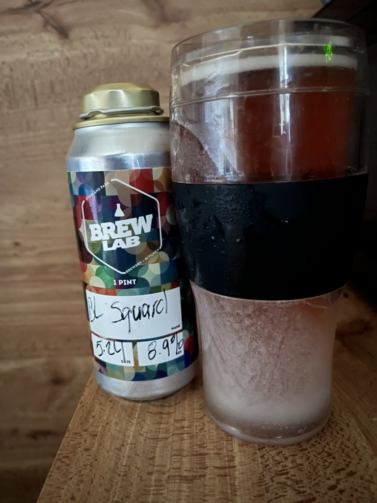 Made a fast trip to KC last Saturday and just had to stop by <a href="/BrewLabKC/">Brew Lab</a> and brought home BL Squared. This is a nice 9%  half beer half mead collaboration between Brew Lab and Black Labs Meadery