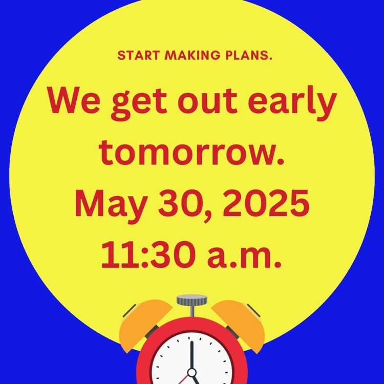 Hello parents!! Please let daycare, grandparents, aunts/uncles, guardians, and anyone picking up your Spartan to be on time at 11:30 am tomorrow.💙💛💙💛 We love our Spartans!! #TagYou’reIT #SummerTime
