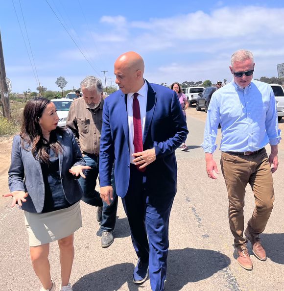 Paloma Aguirre (she/her/ella) (@paloma4d1) on Twitter photo Thank you, <a href="/SenBooker/">Sen. Cory Booker</a>, for standing with South County in the fight to clean up the toxic sewage disaster in the Tijuana River Valley.
Like you said, this sewage crisis wouldn’t be tolerated in Malibu or Mar-a-Lago. We must keep the pressure on to protect our community. Thank you, <a href="/SenBooker/">Sen. Cory Booker</a>, for standing with South County in the fight to clean up the toxic sewage disaster in the Tijuana River Valley.
Like you said, this sewage crisis wouldn’t be tolerated in Malibu or Mar-a-Lago. We must keep the pressure on to protect our community.