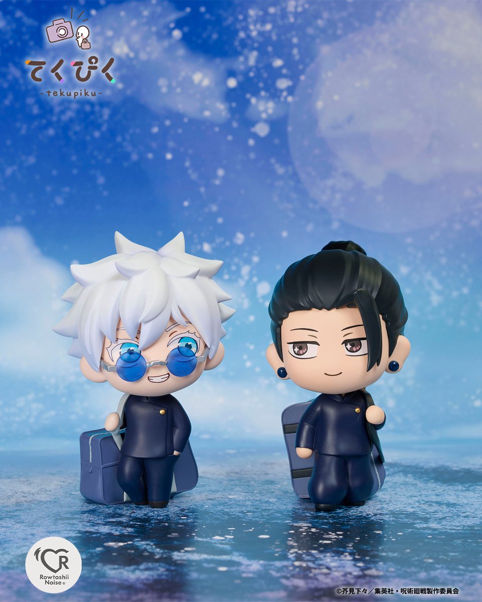 【グッズ情報】

デフォルメフィギュアブランド「 てくぴく」に『呪術廻戦』虎杖悠仁・伏黒恵、「懐玉・玉折」五条悟・夏油傑が登場！

大きなカバンで自立！

6月2日(月)16時予約開始予定です！

rowtashii-noise.com