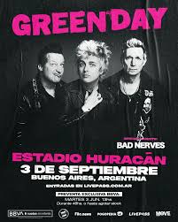 sostucho's tweet photo. Green Day en Argentina.Fecha y  lugar confirmado.3 de Septiembre.Estadio Club Atlético Huracán,Ciudad Autónoma de Buenos Aires,Argentina. #greenday #Argentina #argentina🇦🇷 #CiudadAutomadeBuenosAires #CiudadAutonomaBuenosAires #BuenosAires #rocknroll #rock #punkrock #punk #punky https://t.co/ldHxteDbVf