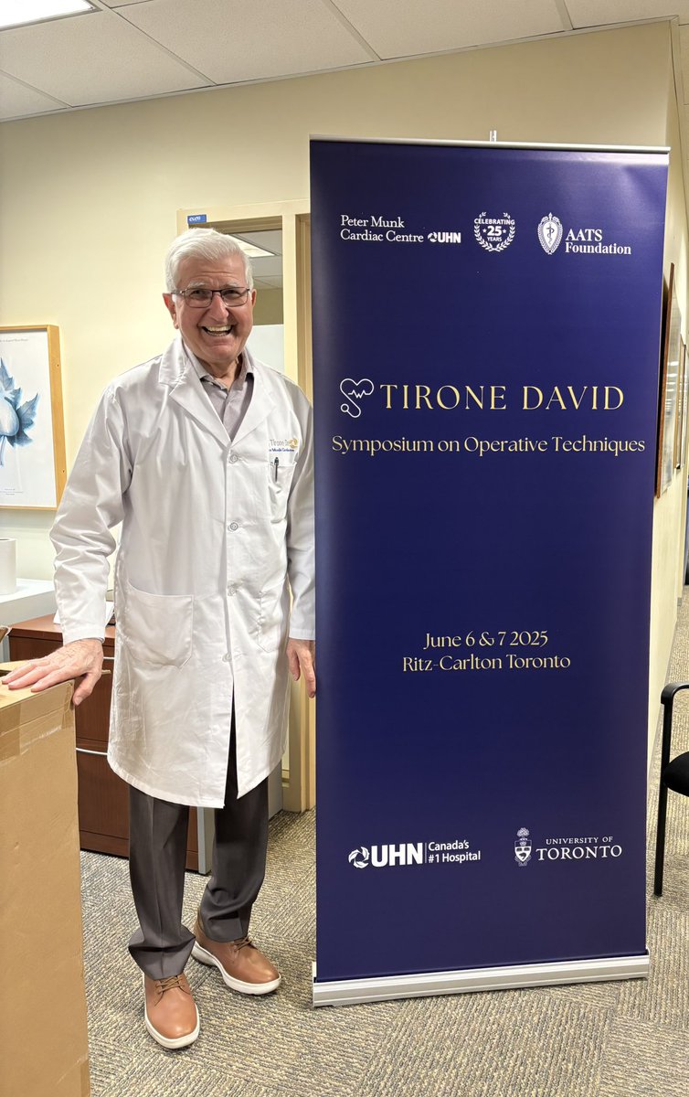 Maral Ouzounian (@ouzounianmd) on Twitter photo We are getting excited over here….
Registration is nearly at capacity for the Tirone David Symposium. See you next Friday and Saturday in Toronto!
tironedavidsymposium.com
<a href="/PMunkCardiacCtr/">Peter Munk Cardiac Centre</a> <a href="/UHN/">University Health Network</a> <a href="/UofTSurgery/">U of T Department of Surgery</a> <a href="/AATSHQ/">AATS</a> <a href="/uoftmedicine/">Temerty Medicine</a> <a href="/UofTCVsurgery/">University of Toronto Cardiac Surgery</a> <a href="/cscs_sccc/">CSCS</a> We are getting excited over here….
Registration is nearly at capacity for the Tirone David Symposium. See you next Friday and Saturday in Toronto!
tironedavidsymposium.com
<a href="/PMunkCardiacCtr/">Peter Munk Cardiac Centre</a> <a href="/UHN/">University Health Network</a> <a href="/UofTSurgery/">U of T Department of Surgery</a> <a href="/AATSHQ/">AATS</a> <a href="/uoftmedicine/">Temerty Medicine</a> <a href="/UofTCVsurgery/">University of Toronto Cardiac Surgery</a> <a href="/cscs_sccc/">CSCS</a>