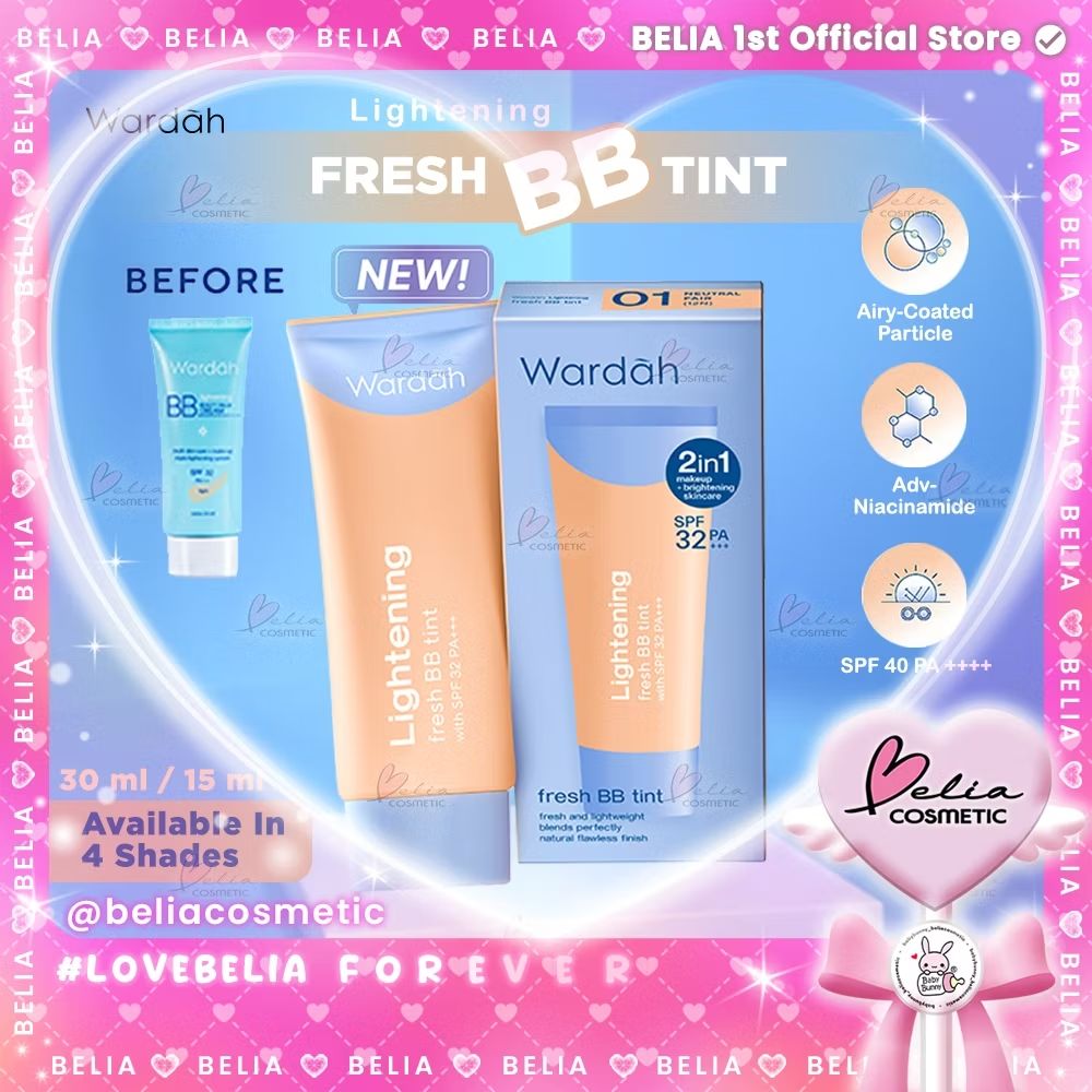 tj035n4's tweet photo. Cek ❤ BELIA ❤ WARDAH Everyday &amp; Lightening BB Cream 15mL 30mL | krim bb wardah light natural dengan harga Rp28.700. Dapatkan di Shopee sekarang! https://t.co/YcF7xdSn8M https://t.co/VFWp3QJgby