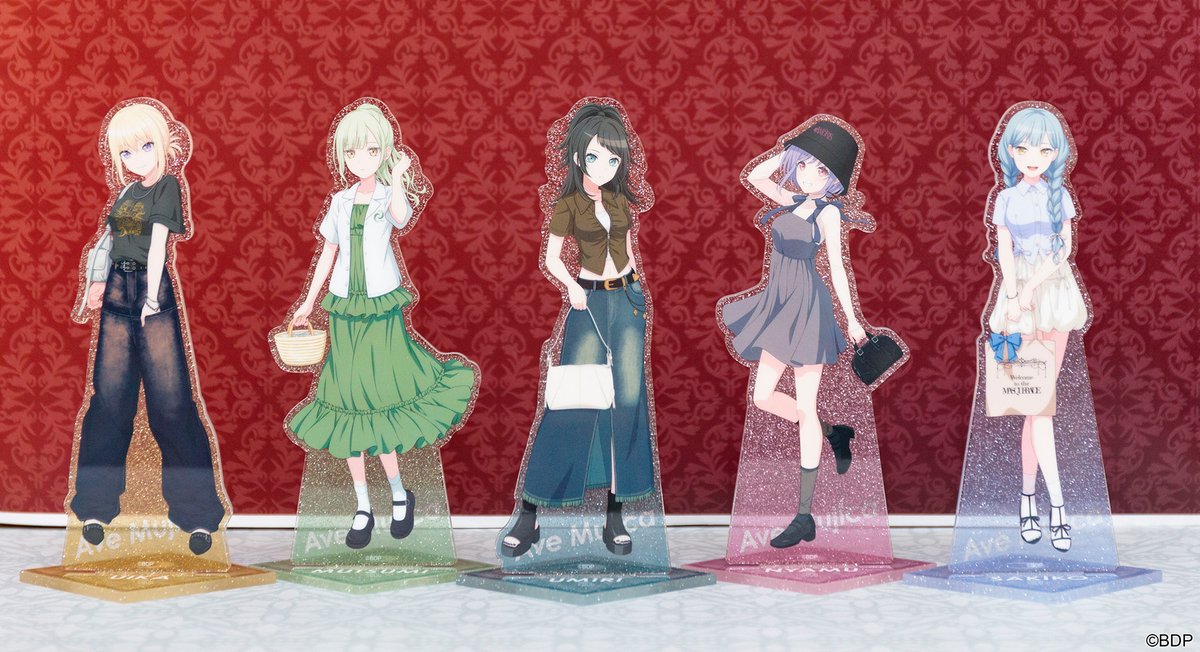 Ave Mujica wego コラボ アクリルスタンド　5種類コンプリート ブシロードクリエイティブ公式 (@bushi_creative): 