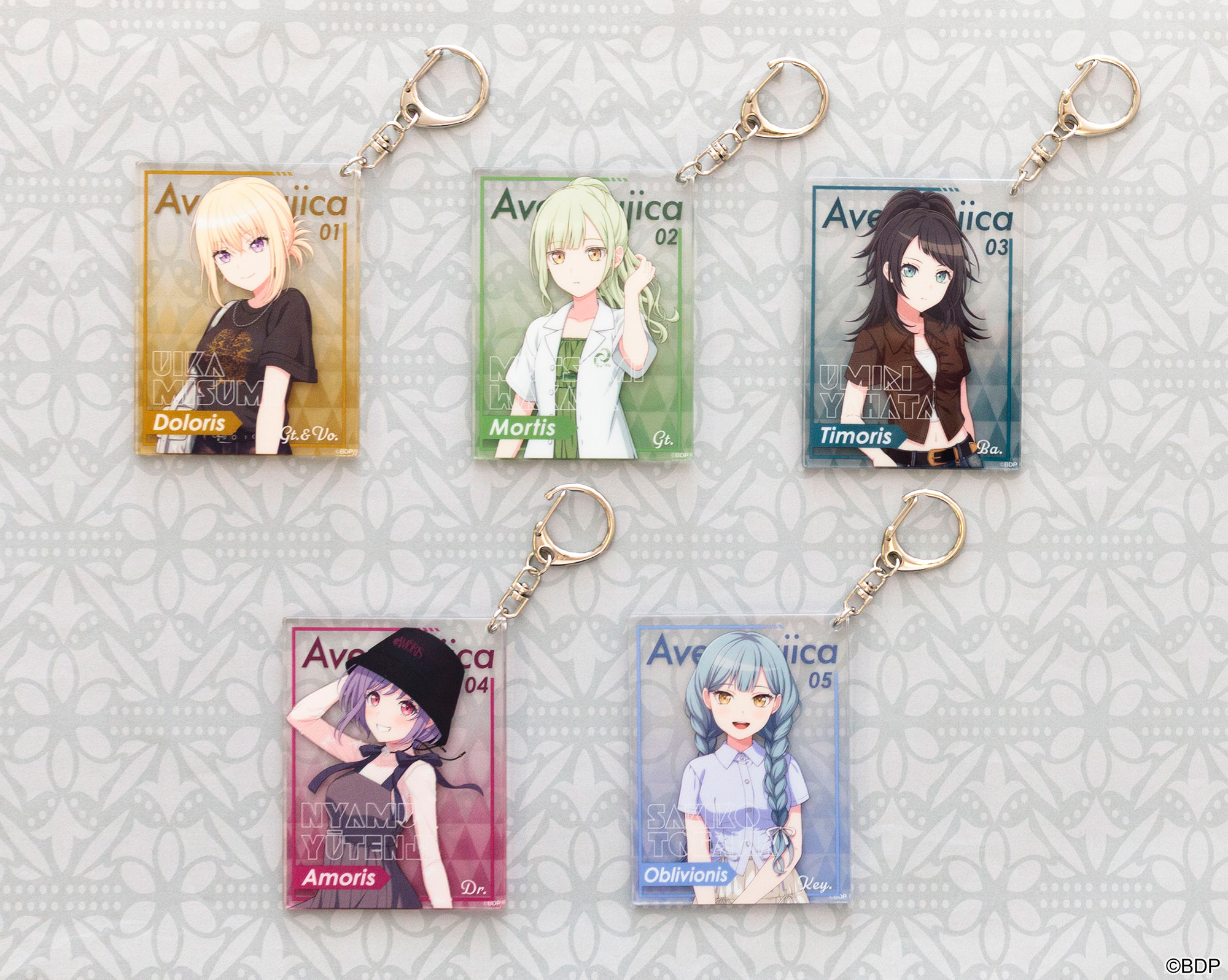 新品　BanG　Dream! WEGO トレーディング　アクリルキーホルダー バンドリ！ ガールズバンドパーティ！ トレーディングアクリル