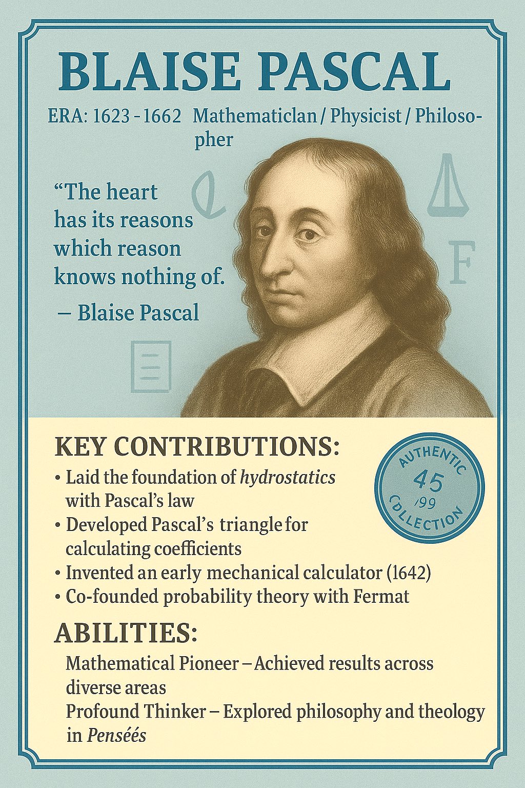 Blaise Pascal Math