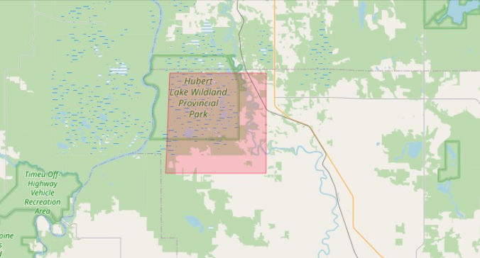 This is an Alberta Emergency Alert. Westlock County is issuing an Evacuation Order due to Wildfire.

This alert is in effect for everyone in the Hubert Lake Wildfire Provincial Park area, on both sides of the Pembina River.

There is a wildfire in the Park.

Everyone  in the area