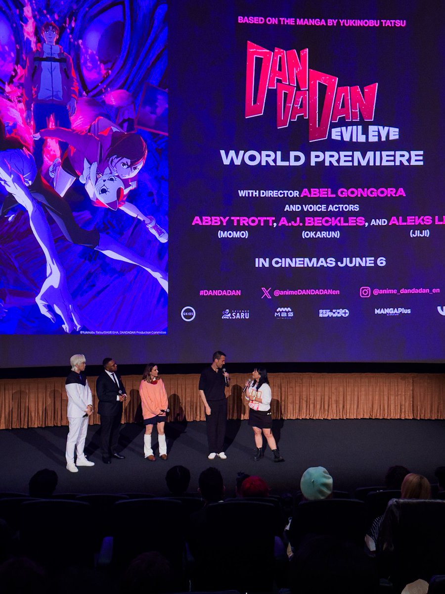 ใjasminใ (@jasminjoestar) on Twitter photo Dandadan Evil Eye world premiere ๐งฟ
This is easily going to compete for best anime next year, season is already insanely lit from the jump. I canโt wait for it to be released!
Dandadan Evil Eye is out June 6th!
Thank you <a href="/GKIDSfilms/">GKIDS Films</a> <a href="/VIZMedia/">VIZ Media</a> <a href="/animeDANDADANen/">DAN DA DAN Anime EN</a> for the invite! Dandadan Evil Eye world premiere ๐งฟ
This is easily going to compete for best anime next year, season is already insanely lit from the jump. I canโt wait for it to be released!
Dandadan Evil Eye is out June 6th!
Thank you <a href="/GKIDSfilms/">GKIDS Films</a> <a href="/VIZMedia/">VIZ Media</a> <a href="/animeDANDADANen/">DAN DA DAN Anime EN</a> for the invite!