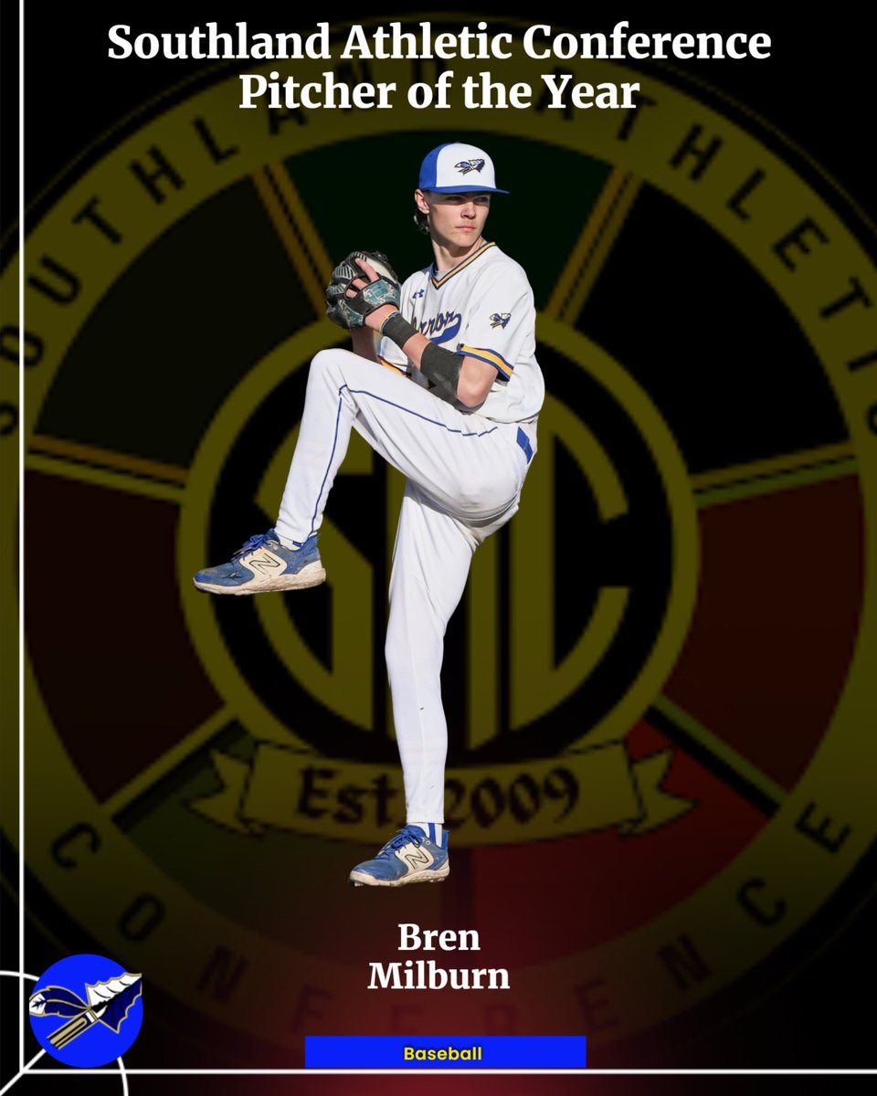 Crete-Monee High School Athletics and Activities (@cm201uathletics) on Twitter photo Congratulations to Bren Milburn! He is your Southland Athletic Conference Pitcher of the Year. #GoWarriors
<a href="/CM201UBaseball/">Crete-Monee High School Baseball</a>
<a href="/mikeclarkpreps/">MikeClarkPreps</a> Congratulations to Bren Milburn! He is your Southland Athletic Conference Pitcher of the Year. #GoWarriors
<a href="/CM201UBaseball/">Crete-Monee High School Baseball</a>
<a href="/mikeclarkpreps/">MikeClarkPreps</a>