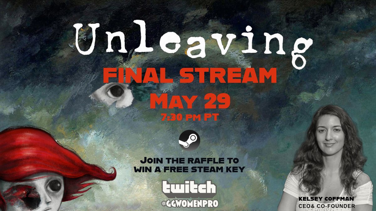 GG Women Professionals (@ggwomenpro) on Twitter photo 🎮 FINAL STREAM TONIGHT – Unleaving at 7:30 PM PT! 🎨
Join <a href="/KelseyRCoffman/">🌼LightinCloud 🌼</a> tonight on Twitch @GGWOMENPRO as we revisit key moments from Unleaving and go behind the scenes of this stunning hand-painted puzzle platformer by <a href="/orangutanmatter/">Unleaving | Out Now</a> 🎮 FINAL STREAM TONIGHT – Unleaving at 7:30 PM PT! 🎨
Join <a href="/KelseyRCoffman/">🌼LightinCloud 🌼</a> tonight on Twitch @GGWOMENPRO as we revisit key moments from Unleaving and go behind the scenes of this stunning hand-painted puzzle platformer by <a href="/orangutanmatter/">Unleaving | Out Now</a>