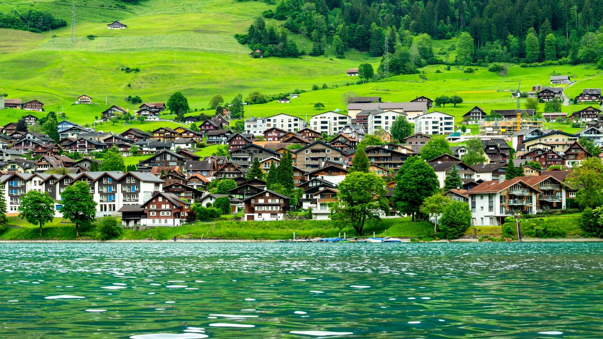 瑞士龙疆小镇太美惹！🥰